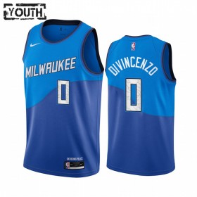 Dres Milwaukee Bucks Donte DiVincenzo 0 2020-21 City Edition Swingman - Dječji